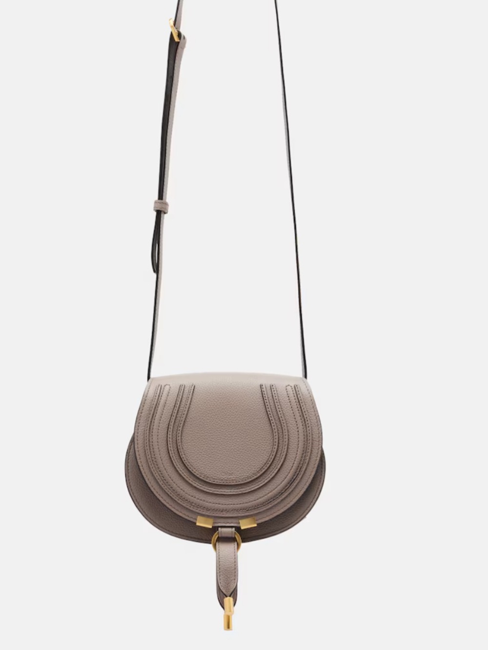 Chloe Marcie Crossbody in Grey